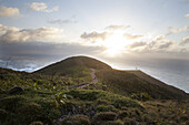 Sonnenuntergang am Cape Reinga; Nordinsel, Neuseeland