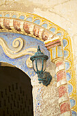 Colourful Fresco On Old Greek House In Greek Town Of Sinasos (Mustafapasa), Near Cappadocia; Sinuses, Urgup, Turkey