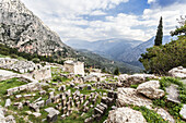 Schatzkammer der Athener; Delphi, Griechenland