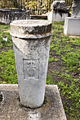 Stone Pillar With Greek Writing; Athens, Greece