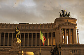 Statue von Viktor Emanuel; Rom, Italien