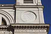 Die Kirche der Santissima Trinita Dei Monti; Rom, Italien
