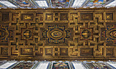 Ceiling Of Basilica Of St. Mary Of The Altar Of Heaven; Rome, Italy
