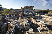 Ancient Ruins Of The Roman Mercantile Centre And Church Of Mary; Ephesus, Turkey