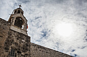 Bell Tower Of The Armenian Monastery; Bethlehem, Israel