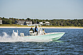 Fishing For Tuna Off The Coast Of Cape Cod; Massachusetts, United States Of America