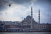 Die Yeni Cami (sprich: Yeni Jami), die Neue Moschee; Istanbul, Türkei