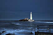 St. Mary's Island und Leuchtturm; Whitley Bay, Tyne And Wear, England