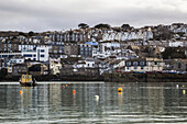 Fishing Boats In St. Ives Harbour; St. Ives, Cornwall, England