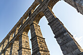 Segovia's Aqueduct Is One Of The Architectural Symbols Of Spain, Built In The 2nd Century A.d; Segovia City, Castilla Leon, Spain