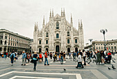 Mailänder Dom, auch bekannt als Metropolitan-Kathedrale-Basilika der Geburt der Heiligen Maria; Mailand, Italien