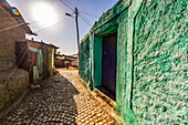 Street scene in Harar Jugol, the Fortified Historic Town; Harar, Harari Region, Ethiopia