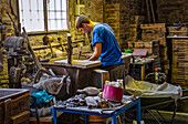 Foundry worker; Venice, Italy