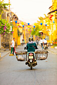 Morning in the streets of Hoi An; Hoi An, Quang Nam Province, Vietnam