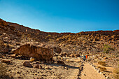 Twyfelfontein, eine alte Felsgravurstätte im Damaraland; Kunene-Region, Namibia