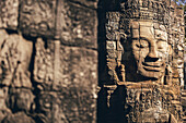 Bayon-Tempel im Angkor-Wat-Komplex; Siem Reap, Kambodscha