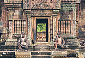 Banteay-Srei-Tempel, Angkor-Wat-Komplex; Siem Reap, Kambodscha