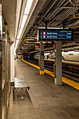 U-Bahn-Station, World Trade Center, Gedenkstätte und Museum 9/11; New York City, New York, Vereinigte Staaten von Amerika