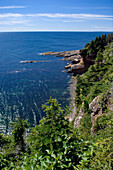 Küstenlinie, Bonaventure-Insel, Gaspe, Quebec, Kanada