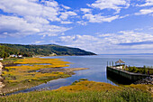 Overview of Shoreline, Charlevoix, Quebec, Canada