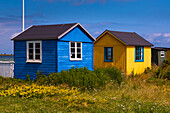 Strandhütten, Aeroskobing, Aero Island, Halbinsel Jütland, Region Syddanmark, Dänemark, Europa