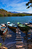 Fishing Boats by Shore, La Boca, Trinidad de Cuba, Cuba