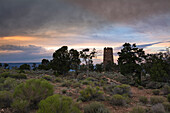 Wüstenblick-Wachturm, South Rim, Grand-Canyon-Nationalpark, Arizona, USA