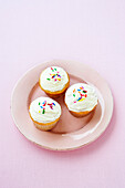 Cupcakes on Plate