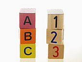 Blocks with Letters and Numbers