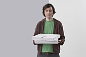 Portrait of Pizza Delivery Man
