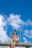 Figur auf Hindu-Tempel, Mauritius