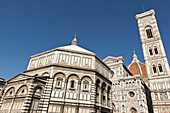 Battistero di San Giovanni und Giottos Campanile, Florenz, Provinz Florenz, Toskana, Italien