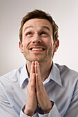 Portrait of Man Praying