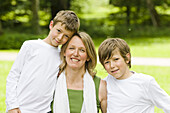 Mother with Sons, Salzburger Land, Austria
