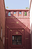 Außenansicht eines Gebäudes, Marrakesch, Marokko