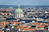 Kopenhagen, Dänemark; Stadtbild aus der Luft