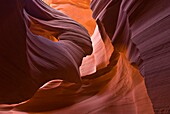 Antelope Canyon, Page, Arizona, Usa; Abstract Rock Formations