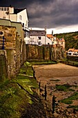 Stadt Staithes; North Yorkshire, England, Uk