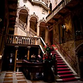 Interior Of Old-Fashioned Hotel; Venice, Italy