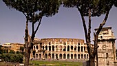 Das flavische Amphitheater (Kolosseum); Rom, Italien