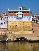 Gebäude in Varanasi; Indien
