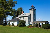 Sodus Point Lighthouse Maritime Museum; Sodus Point, New York State, Usa