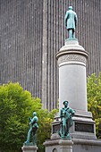 War Monument In Washington Square Park; Rochester, New York State, Usa