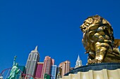 Mgm And New York New York Hotel And Casino; Las Vegas, Nevada, Usa