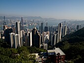 Stadtbild von Hongkong; Hongkong, China