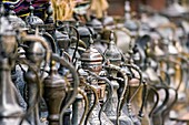 Close-Up Of Turkish Teapots; Grand Bazaar, Istanbul, Turkey