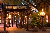 Pergola auf dem Pioneer Square; Seattle, Bundesstaat Washington, USA