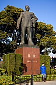 Chairman Mao Statue On The Bund; Shanghai, China