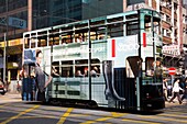 Double Stored Tram; Hong Kong, Honk Kong Island, China