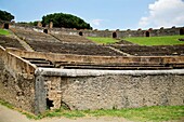 Pompeii, Italy; Historic Italian Ruins, Aftermath Of Volcanic Eruption